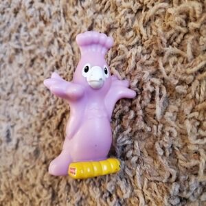 2002 Fisher Price Little People Purple Peacock Bird Zoo Noah's Ark Figure PEAHEN